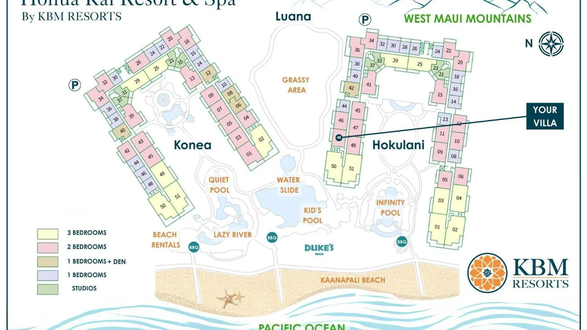 Apartamento Kbm Resorts Ocean Views Spacious 3-Bedroom Honua Kai Collection Multi Unit Listing Same Floor 2 Free Rental Cars Hkh-34448 Kaanapali